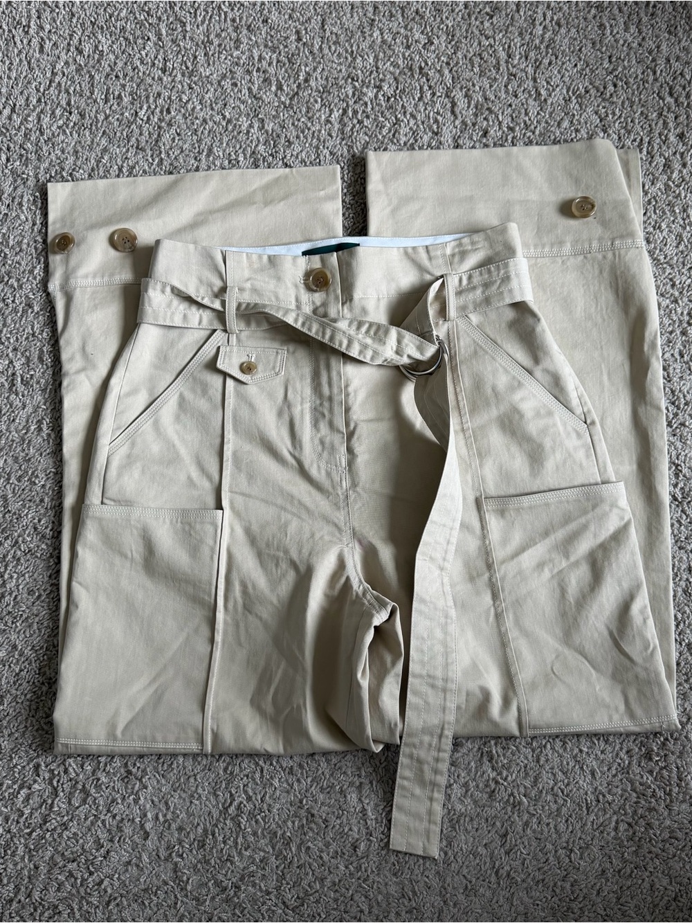 Geel Harper Belter Trouser Pant